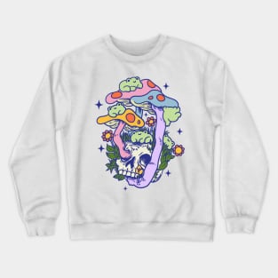 Mushroom Skull Frogs Crewneck Sweatshirt